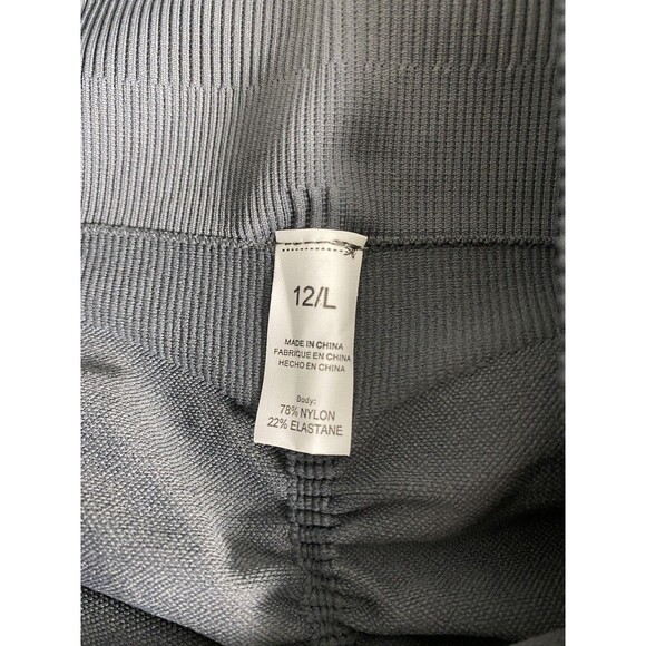 Wavar Women's Scrunch Butt Shorts Active Sport Cycling Gray Size L Athletic - Picture 6 of 10